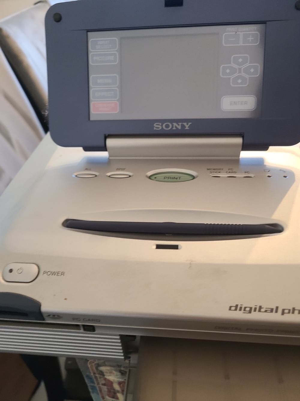 Sony Digital Photo Printer - White and Gray